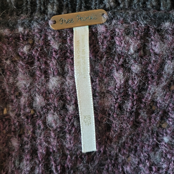 Free People Jeepster Honeycomb Knit Sweater, GUC, Size XS - Picture 7 of 8
